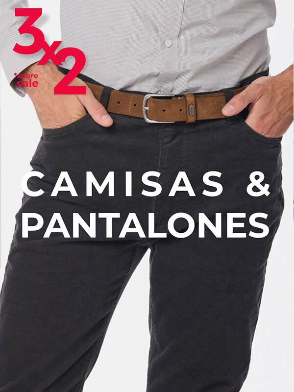 3x2- camisas y pantalones