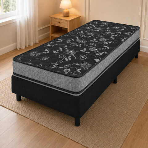 Sommier Vital 1 Plaza Colchón Espuma Reversible Matelaseado 78 x 188 x 18 cm Sommier Vital 1 Plaza Colchón Espuma Reversible Matelaseado 78 x 188 x 18 cm