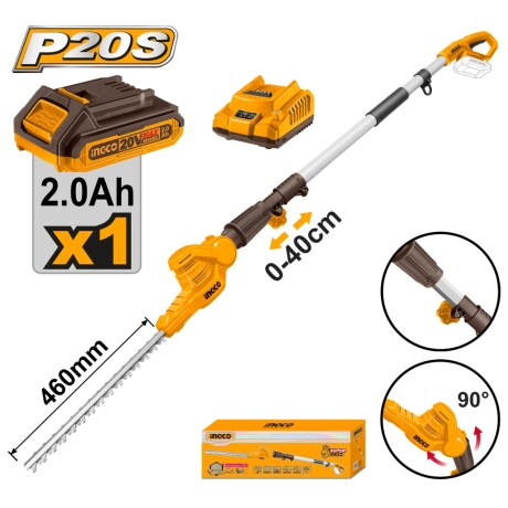 Corta Cerco de Altura a Batería 20V P20S C/1 Bat - CPHT2016012 001