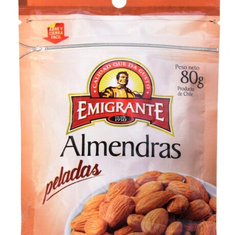ALMENDRAS PELADAS D/P 80G EL EMIGRANTE ALMENDRAS PELADAS D/P 80G EL EMIGRANTE