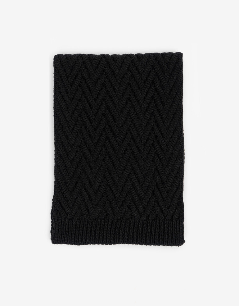 Bufandas Special Price Bufanda Tejida Special Price - Negro