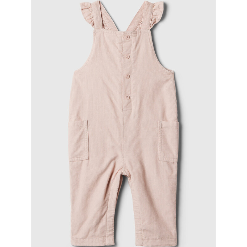 INTL CORD OVERALLS DULL ROSE