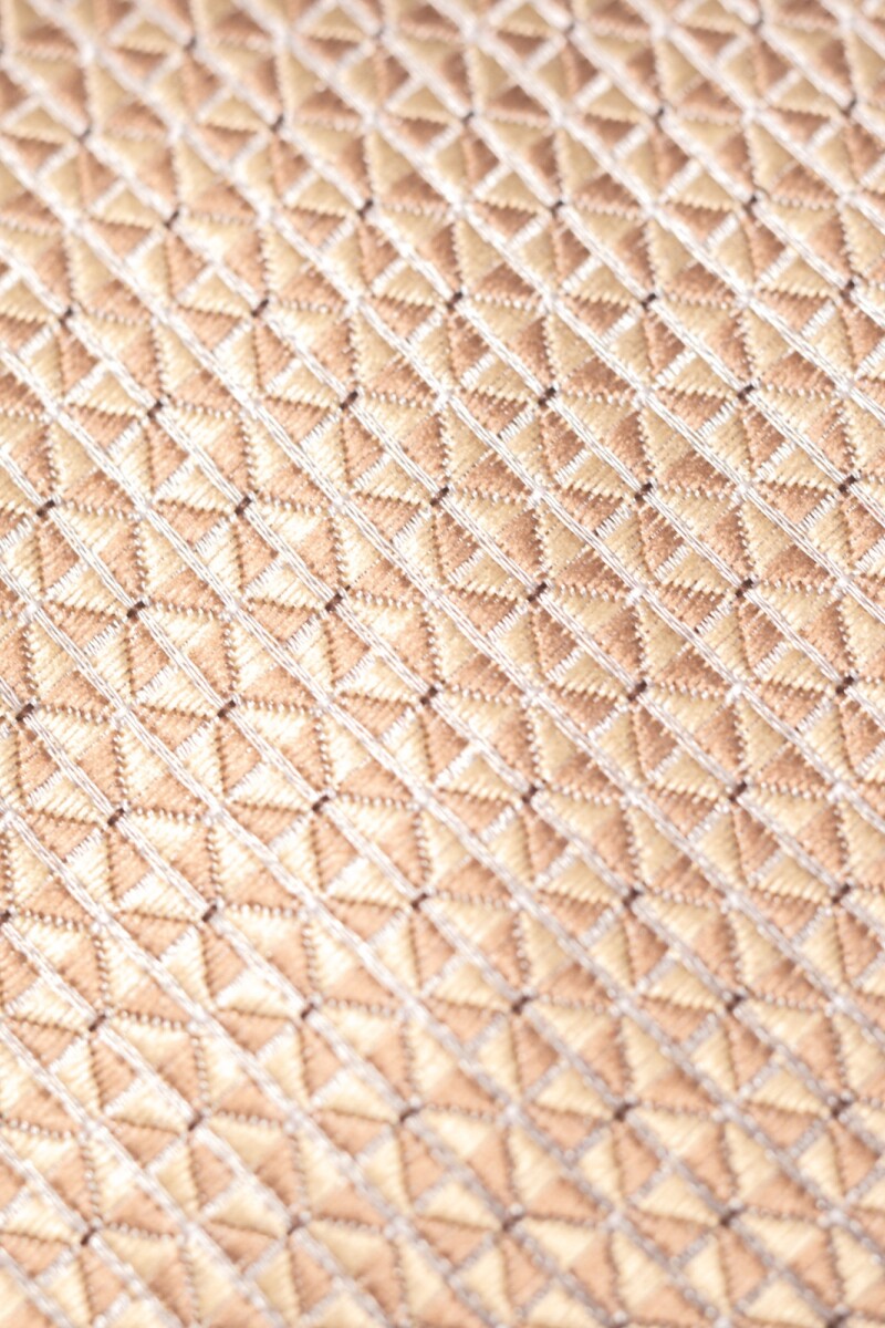 SET CORBATA PAÑUELO Y GEMELOS BEIGE