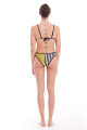 Bikini Top Creek Print Pistacho/Negro