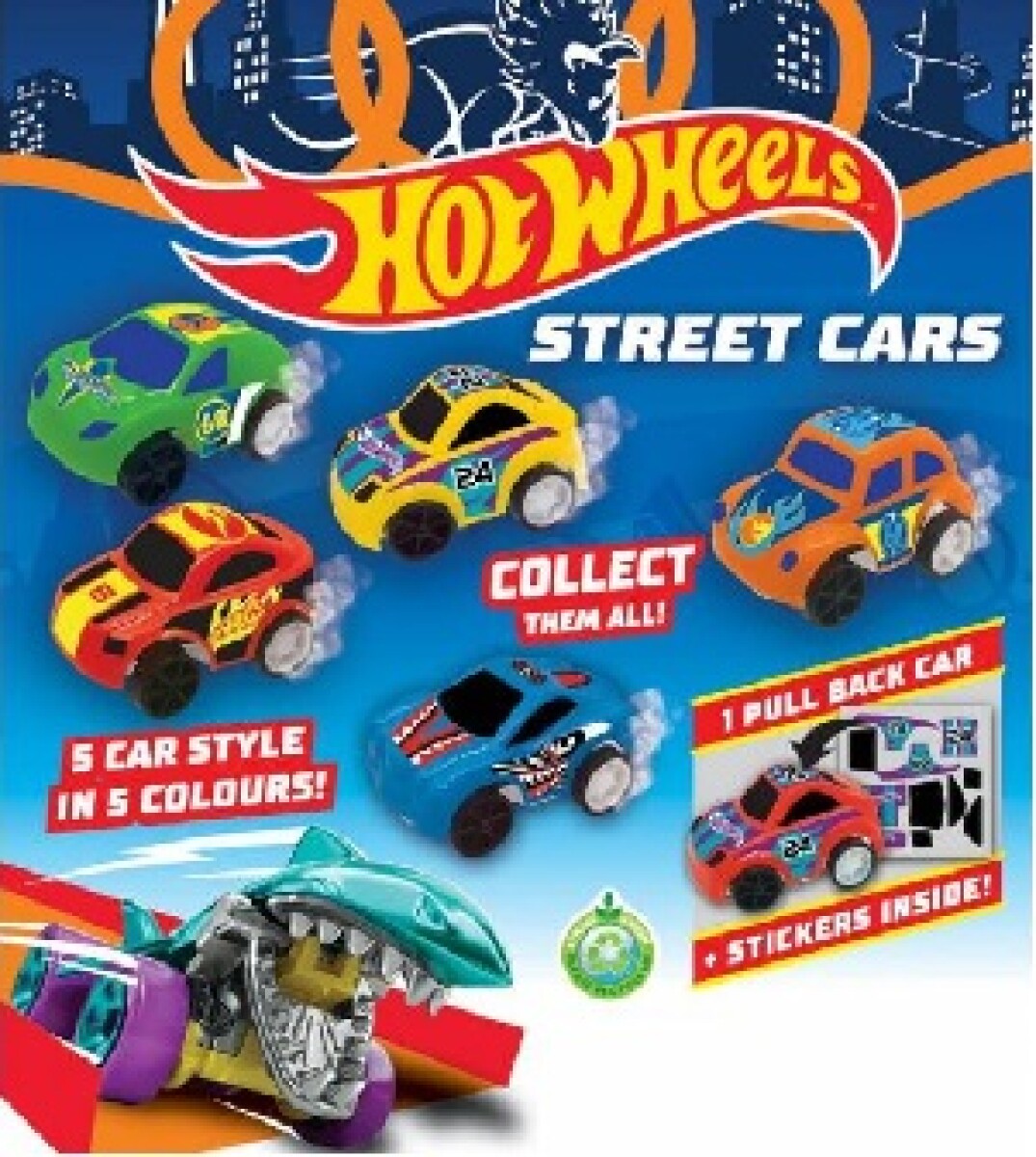 HOT WHEELS PELOTAS SURTIDAS - HOT WHEELS STREET CARS 