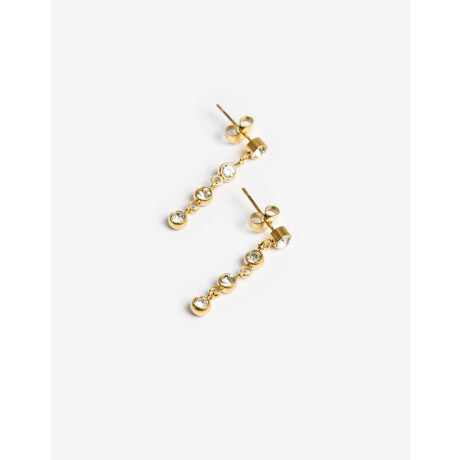 Aros Cortos De Acero Exclusive Edition Dorado