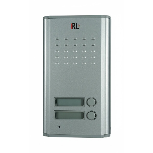 Portero Electrico Doble C/ Intercomunicador 3208 Timbre 220V Color Plateado