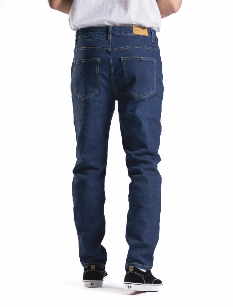 Jean Regular Fit Largo 30 Azul Oscuro