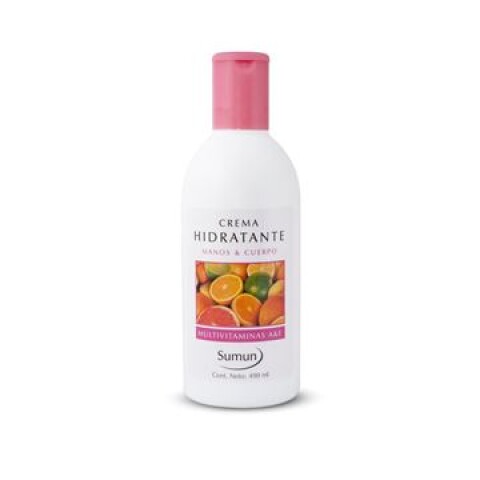 Sumun Crema Hidratante Cuerpo Y Manos Zanahoria 490 ml Sumun Crema Hidratante Cuerpo Y Manos Multivitaminas 490Ml