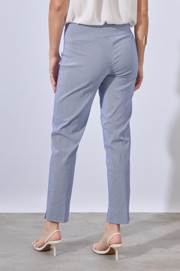 Pantalon Lineas AZUL/BLANCO