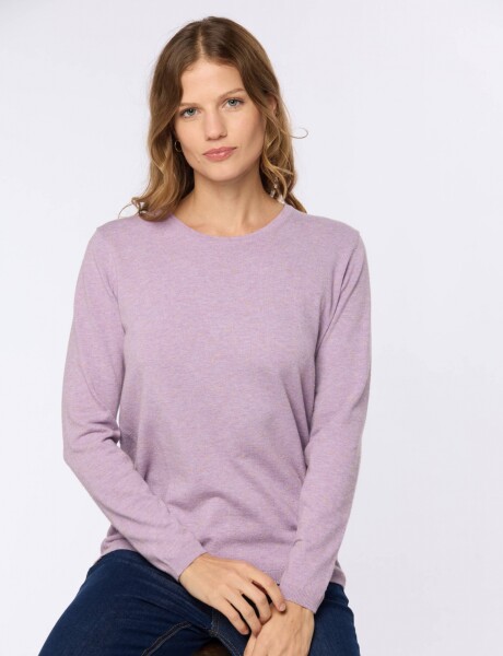 BUZO CLÁSICO A LA BASE Lila