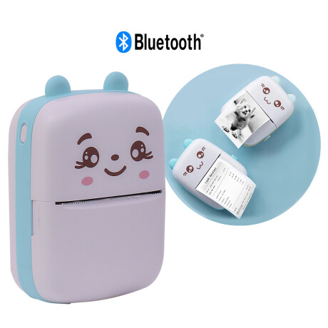Mini Impresora Térmica Instantánea Bluetooth Carita Cat VERDE
