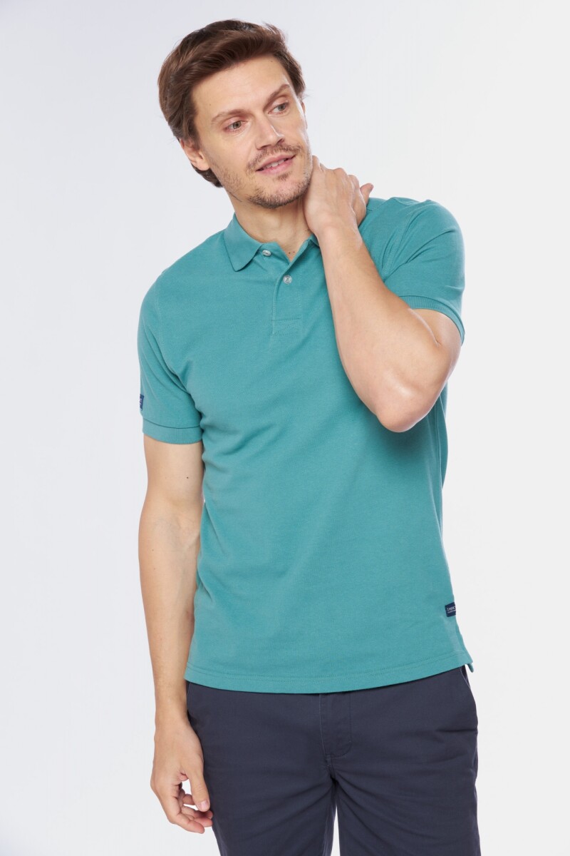 REMERA POLO PIQUE - Verde 