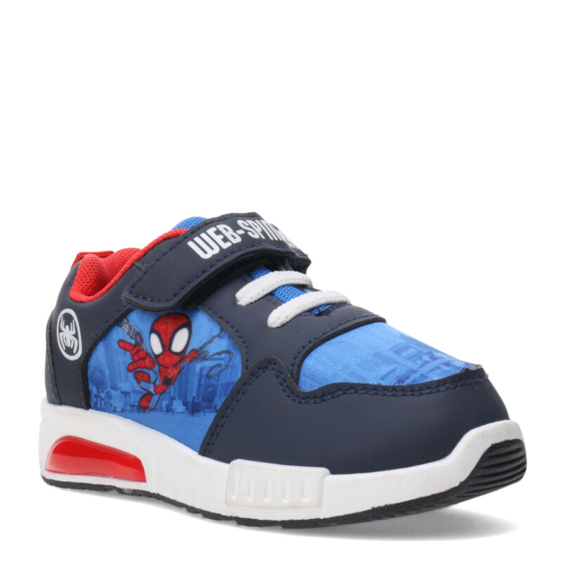 Championes de Niños Marvel Spiderman c/luz Azul - Rojo