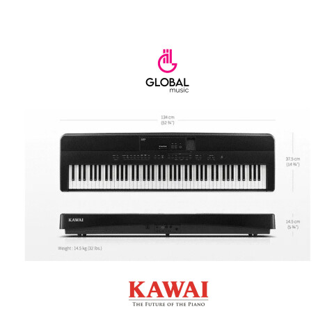 Piano Digital Kawai Black ES520B Piano Digital Kawai Black ES520B