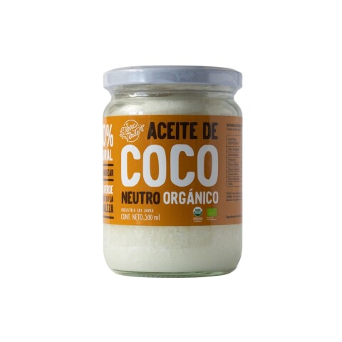 Aceite De Coco Neutro Orgánico Terra Verde 500ml Aceite Coco Neutro 500g Tverde