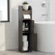 Mueble de baño reducido con puerta NEGRO