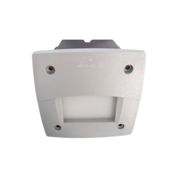 Luminaria de embutir LED cuadr. gris párpado IP66 FL0330