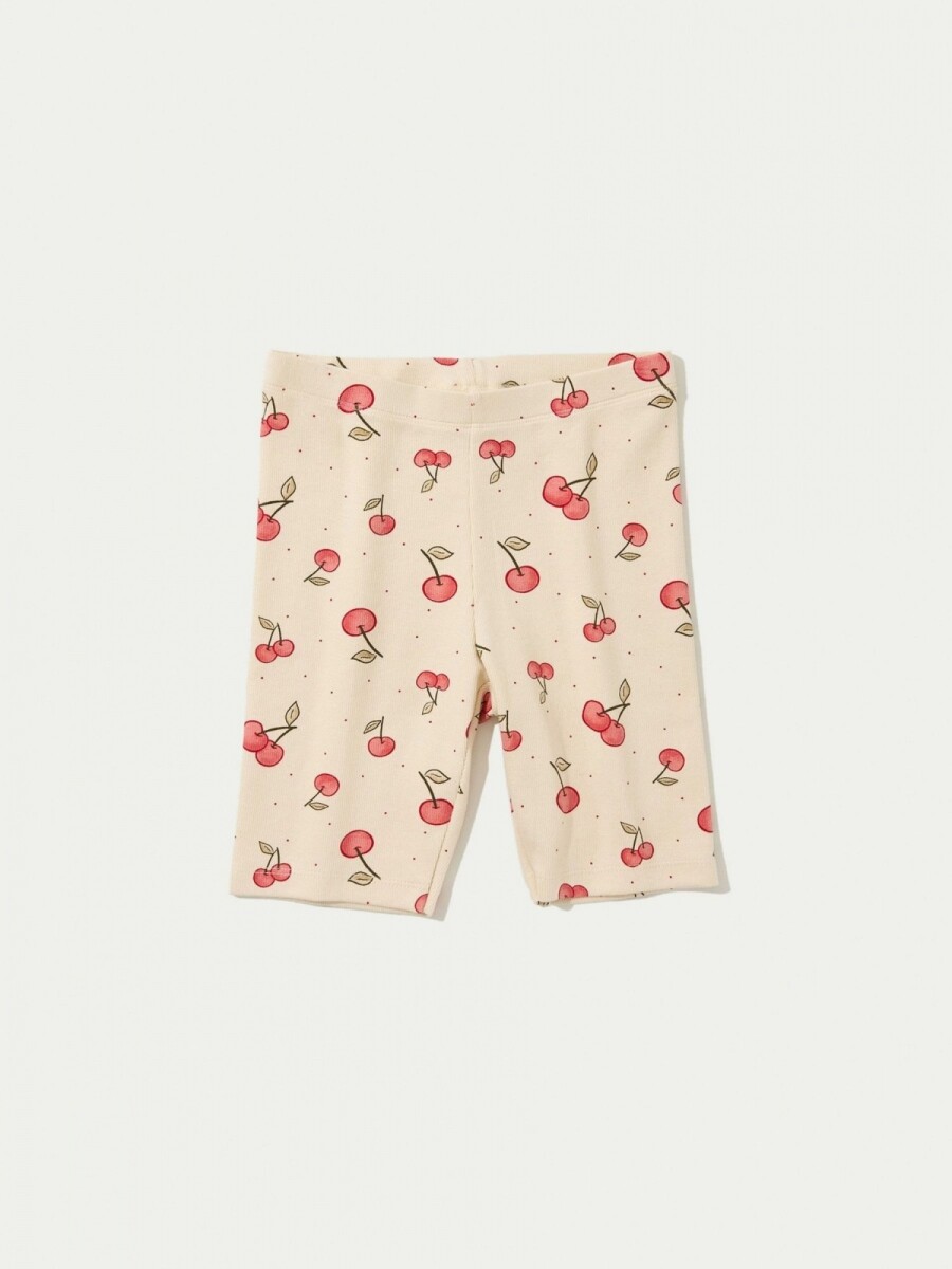 BERMUDA CICLISTA INFANTIL - BEIGE 