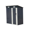 Caseta Galpon Jardin Lumax Devon Gris Oscuro 180x174x75 Caseta Galpon Jardin Lumax Devon Gris Oscuro 180x174x75