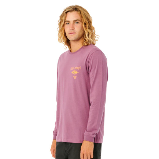 Remera ML Rip Curl Fade Out Icon - Lila Remera ML Rip Curl Fade Out Icon - Lila