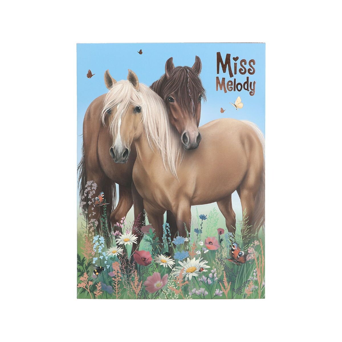 Set de cartas y stickers Miss Melody 
