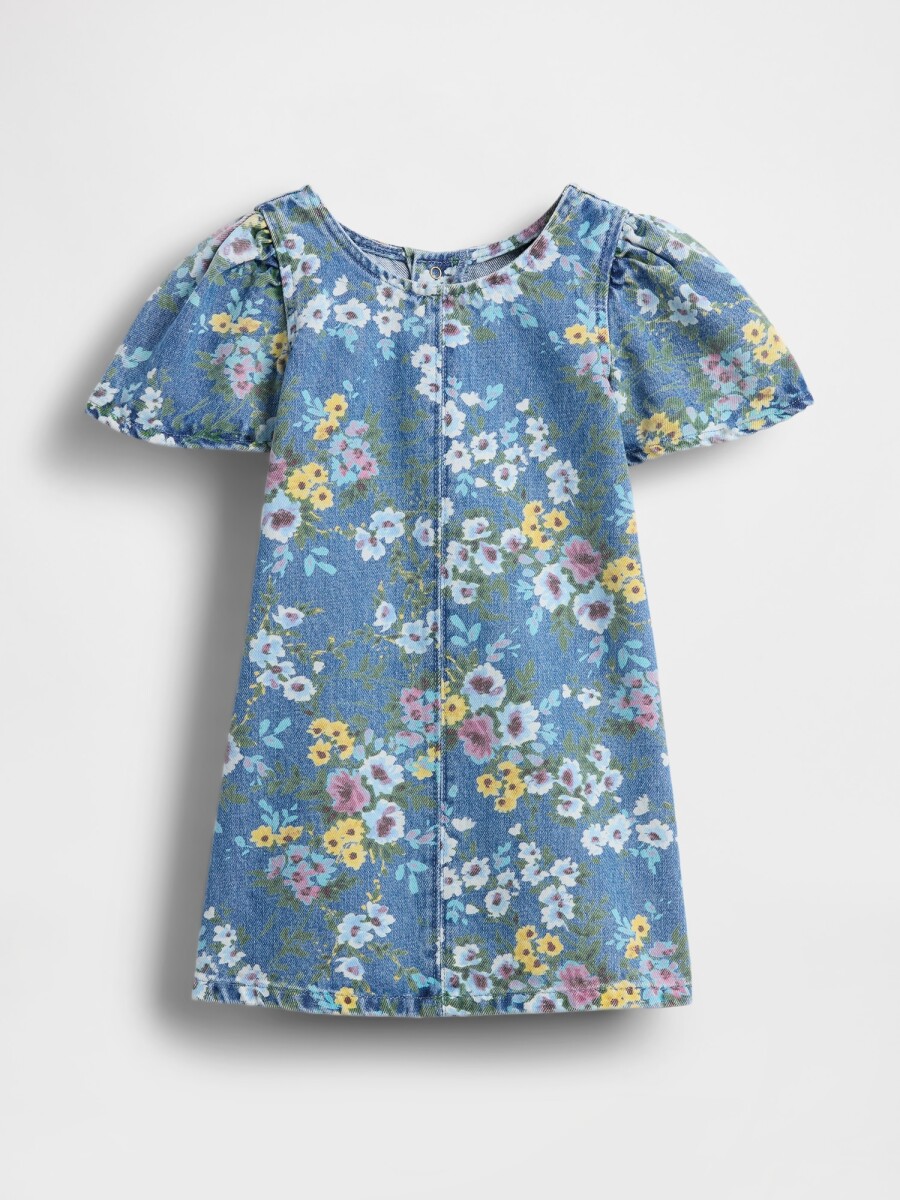 SS DNM FLORAL SHIRTDRESS - FLORAL PRINT 