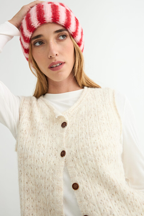 CHALECO ARTEMISIA BEIGE