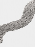 Choker Con Cadenas Entrecruzadas plateado