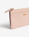 Ficheros Billetera Fichero Rectangular Con Cierre - Rosa Piel