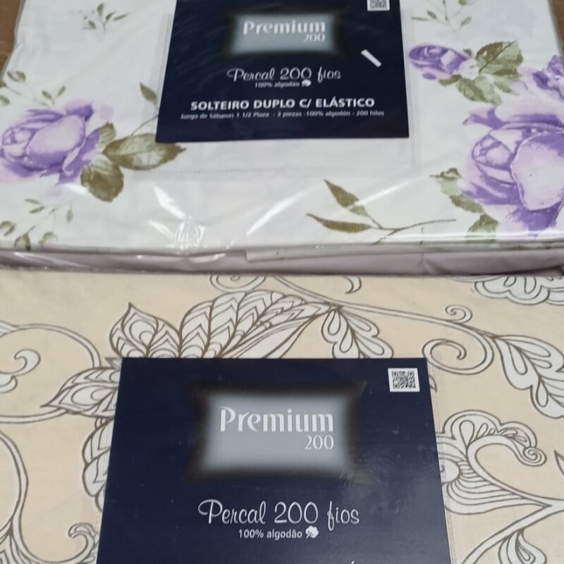 Juego de sábanas Premium 200 Hilos 1 Plaza Estampados
