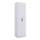 Armario Ropero Placard Multiuso 2 Puertas Cocina Baño Color Blanco Mundo Muebles Blanco