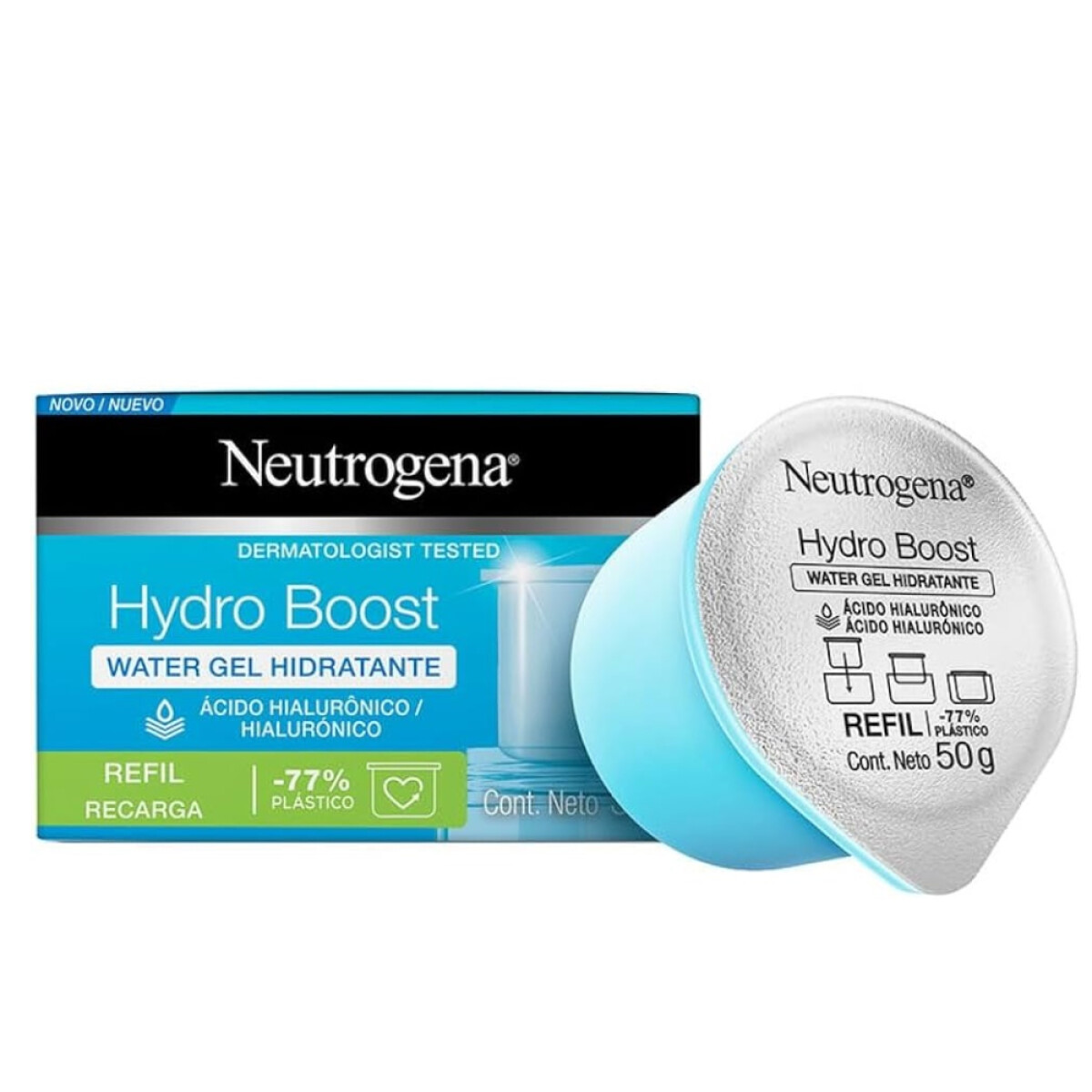 Gel Facial Neutrogena Hydro Boost Water Gel Recarga 50g 