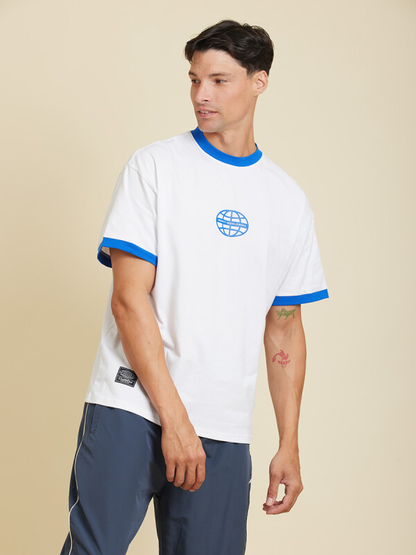 T-SHIRT RUNEL RUSTY Blanco