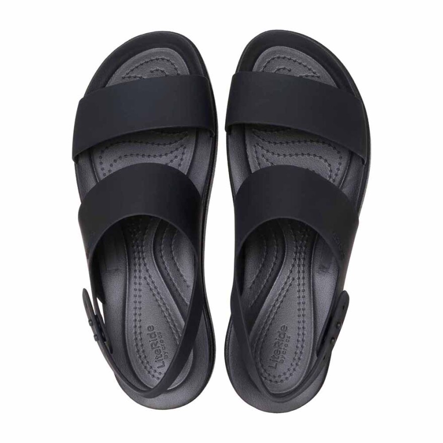 Sandalias Crocs Brooklyn Backstrap Low Low W Mujer Black