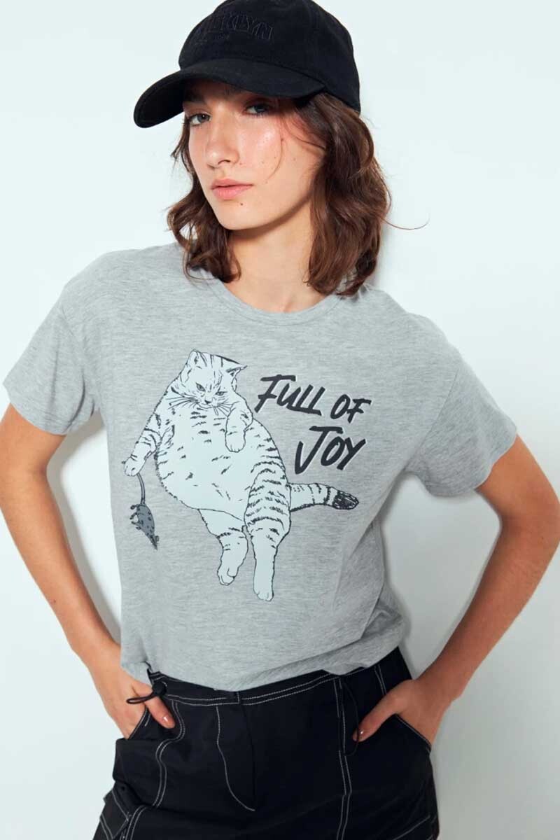 REMERA PIECE OF CAKE ARCE Gris