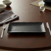 Plato melamina negro rectangular 21.5x10x1.7cms Plato melamina negro rectangular 21.5x10x1.7cms