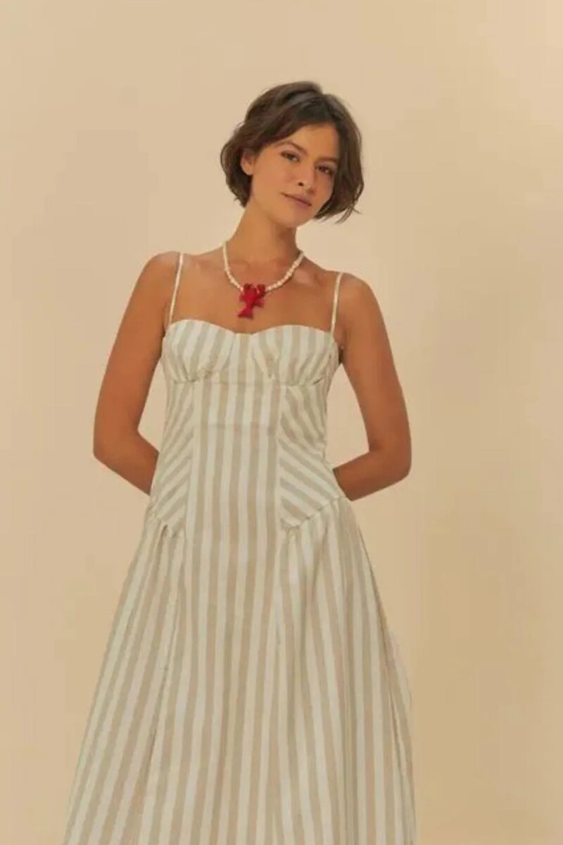 VESTIDO LARGO Blanco