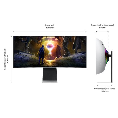 Monitor Samsung 34"OLED Curv. G8 Ultrawqhd 175HZ 0 001