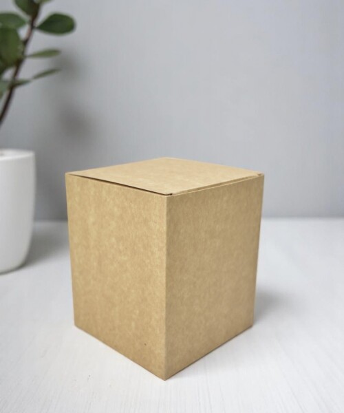 Caja flexi plegable 10x10x12 cm. MADERA