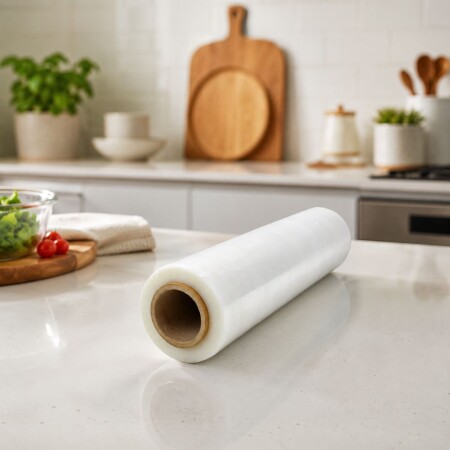 FILM STRETCH PARA EMBALAJE 50CM X 500 METROS Blanco