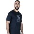 TSHIRT MEN POLY/SPX EVERLAST COURT NA BK