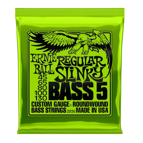 Encordado Bajo Ernie Ball Slinky 5 Str .045-.130 Encordado Bajo Ernie Ball Slinky 5 Str .045-.130