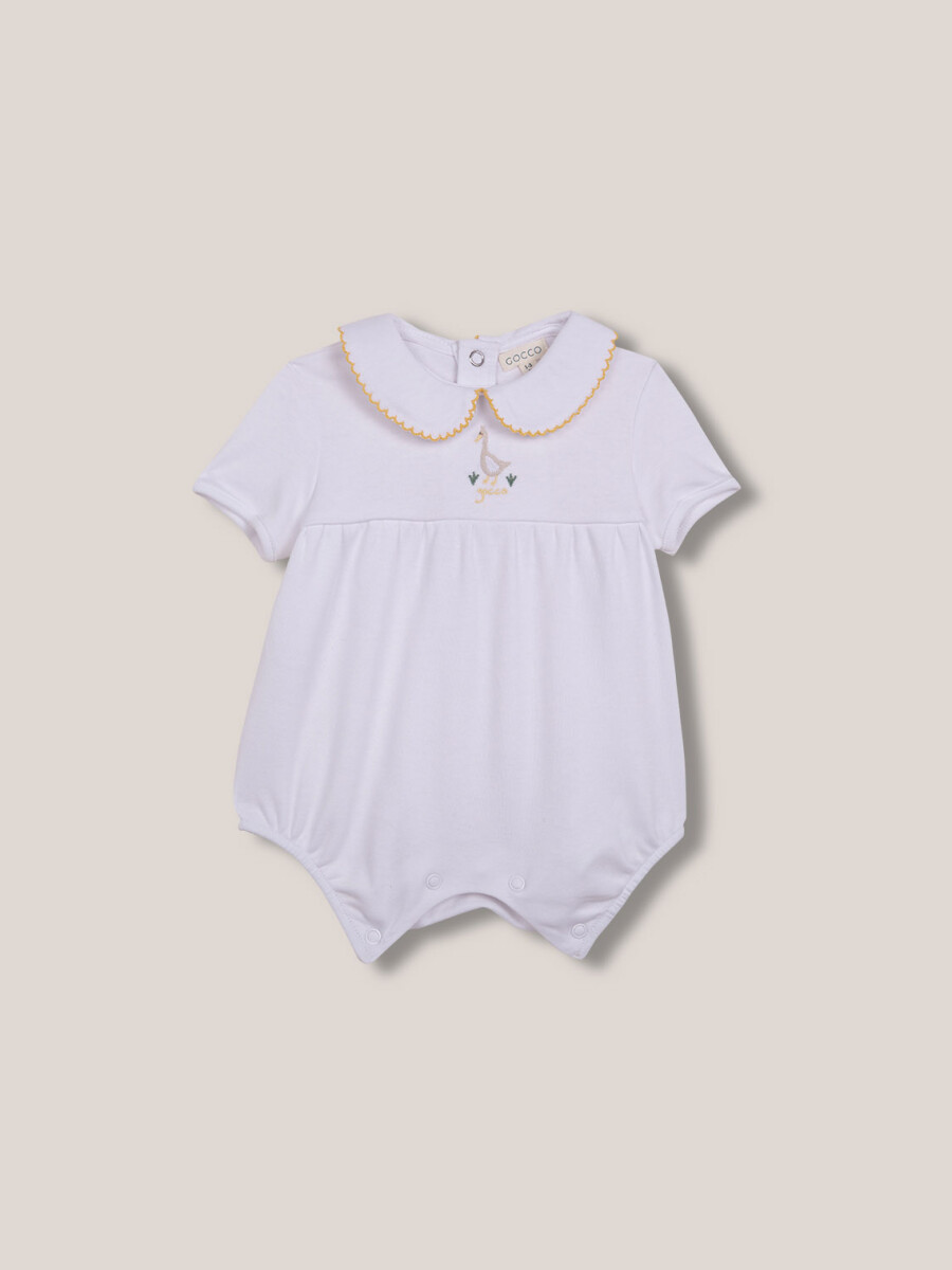 Pijama Con Estampado De Pato Blanco