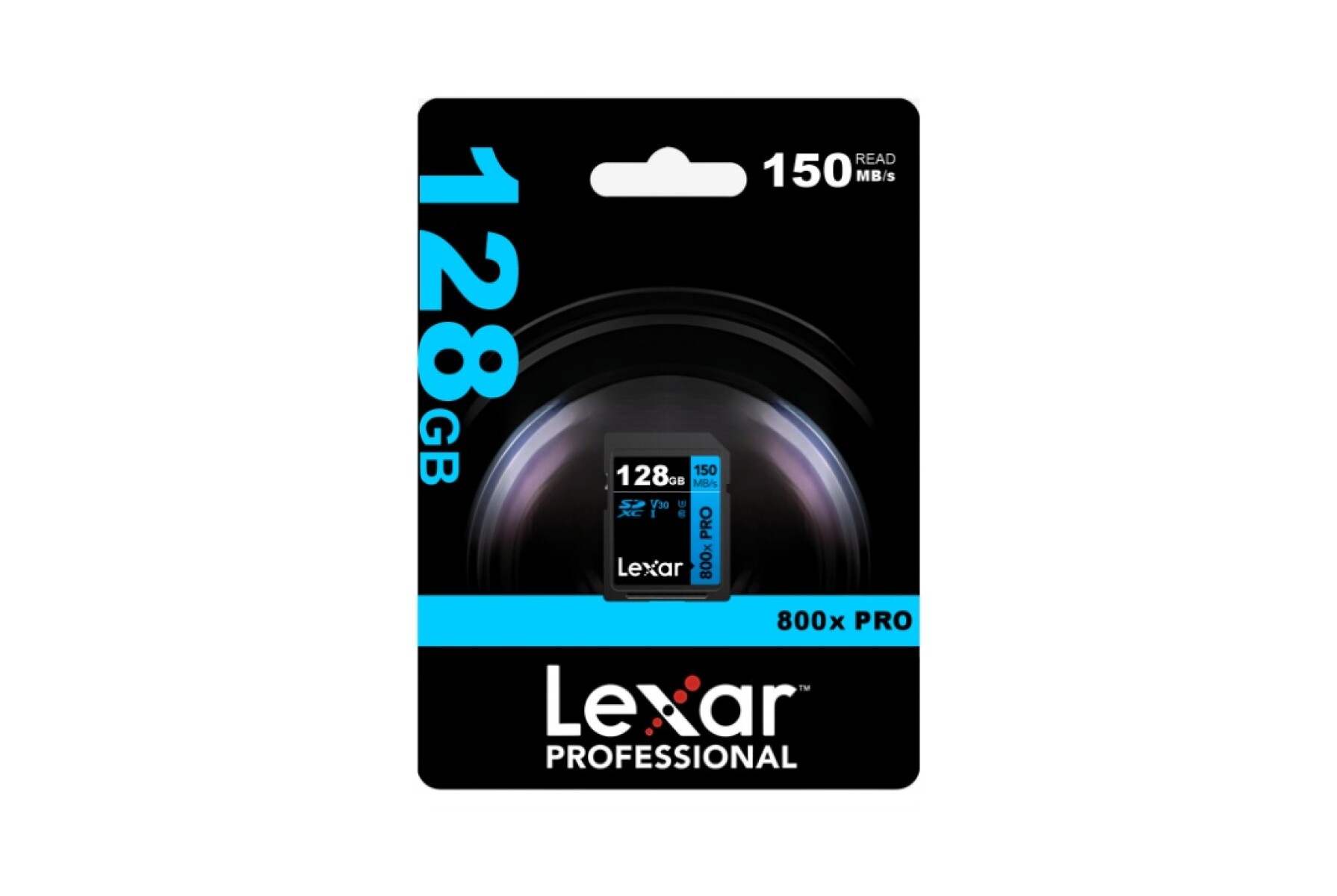Memoria Sdxc Lexar 800x Pro 128gb Blue Series - TARJETA SD LEXAR PRO 800X 128GB BLUE 