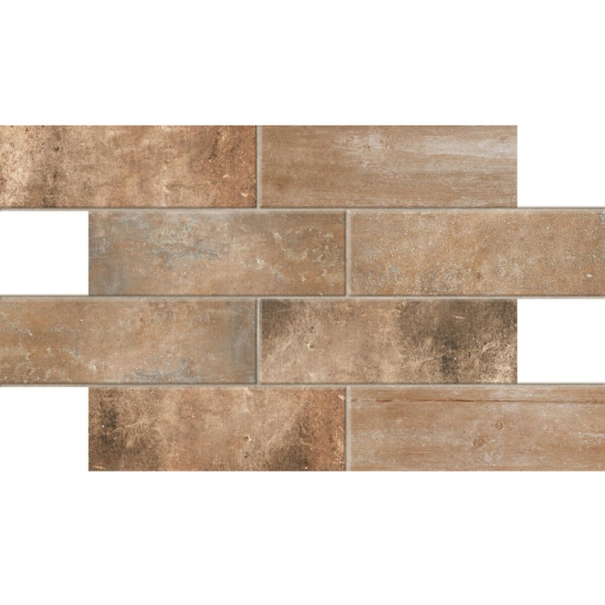 Revestimiento Imitación Ladrillo Montatto Terre Extra "a" 31x54 Cm 