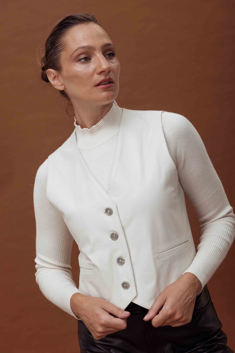 CHALECO MAGNOLIA - OFF WHITE - 