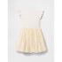 SS RIB 2 TULLE DRESS NEW OFF WHITE