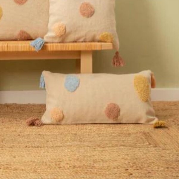 Funda de almohadón LOLO Beige - -