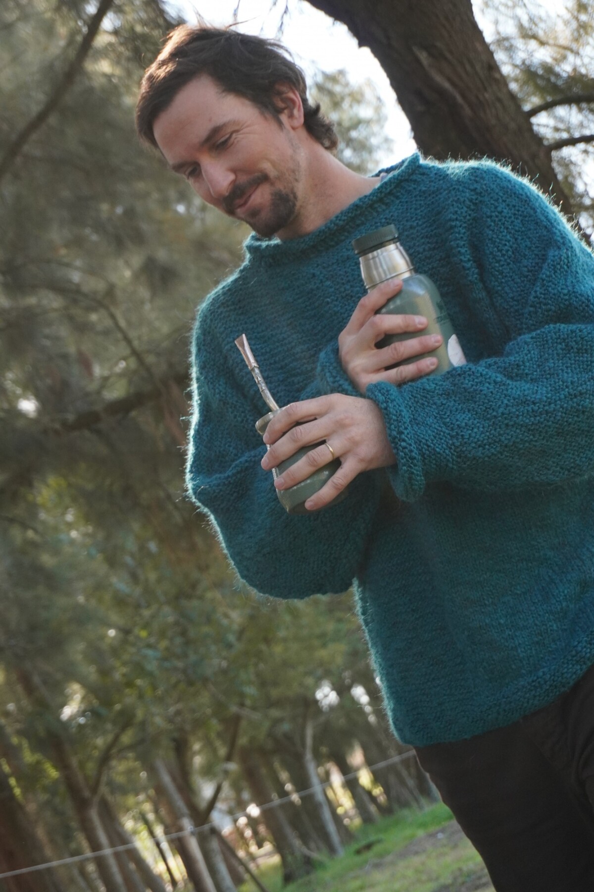 Buzo English Point Men Turquesa